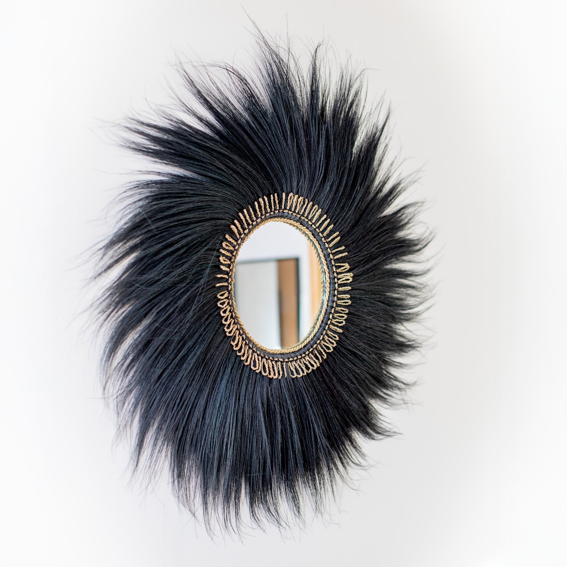 Dekoratyvinis sieninis veidrodis „Black Sun“