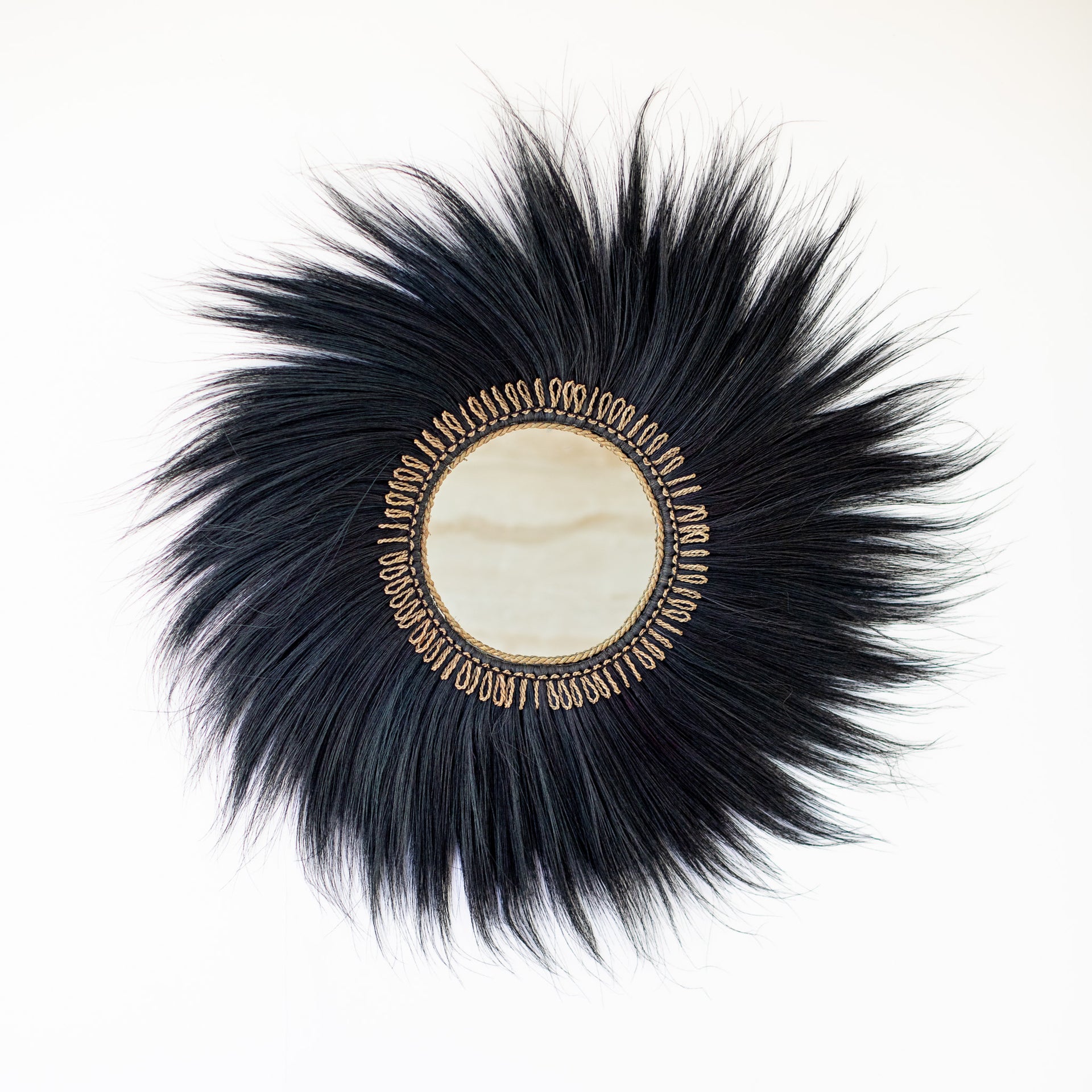 Dekoratyvinis sieninis veidrodis „Black Sun“