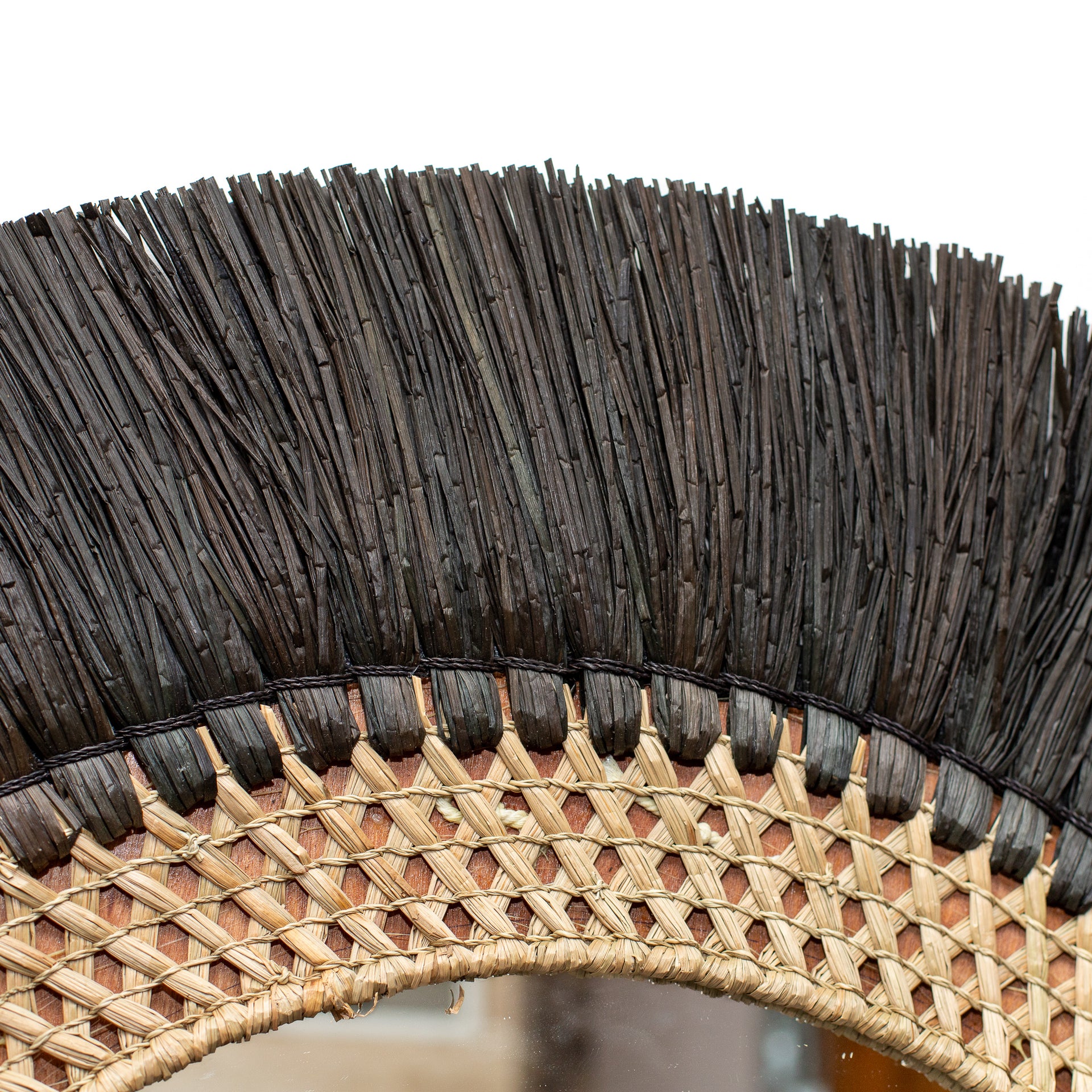 Dekoratyvinis sieninis veidrodis „Boho black"